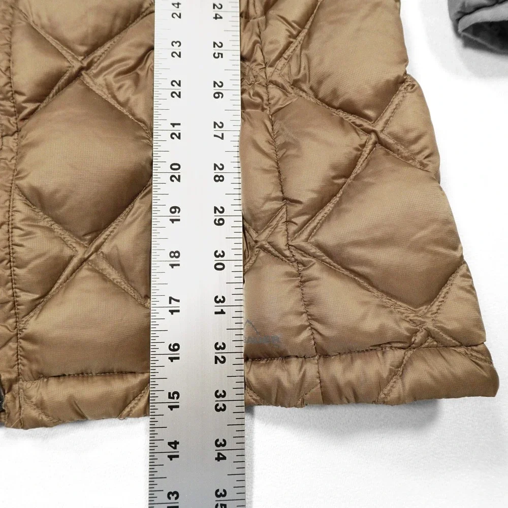 EDDIE‎ BAUER Women's Brown Bronze EB700 Quilt Goose Down Parka Winter Jacket
